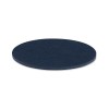 Round coaster in RPET felt in Blue