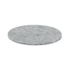 Round coaster in RPET felt in Grey