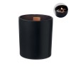 Plant based wax candle 200 gr in Black