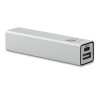 Power bank 2600 mAh in Silver