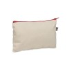 PESACARA - Cosmetic bag cotton 340 gr/m² in Red