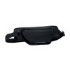 Hiking waist bag in 420D nylon in Black