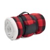 RPET sherpa fleece blanket in Red