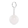 CIRKELY - PU ball shape key ring in White