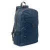 600D RPET polyester backpack in Blue