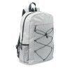 600D RPET polyester backpack in White