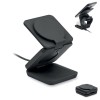 3in1 foldable charging station in Black