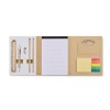 Stationary set with notepad in Brown