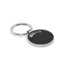 Round shape key ring in Black