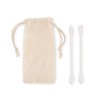 Reusable swabs set in Brown