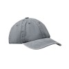 6 panel baseball cap 265 gr/m² in Grey