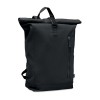 Roll top backpack 390 gr/m² in Black