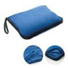 2 in 1 travel blanket set in Blue