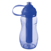 Bottle With Freezing Tube in transparent-blue