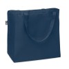 600D RPET large shopping bag in Blue