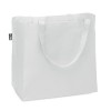 600D RPET large shopping bag in White