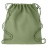 Hemp drawstring bag 200 gr/m² in Green
