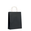 Medium Gift paper bag  90 gr/m² in Black
