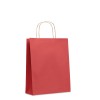 Medium Gift paper bag  90 gr/m² in Red