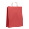 Large Gift paper bag 90 gr/m² in Red