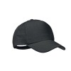 Hemp baseball cap 370 gr/m² in Black