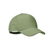 Hemp baseball cap 370 gr/m² in Green