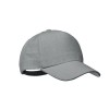 Hemp baseball cap 370 gr/m² in Grey