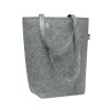 RPET felt shopping bag in Grey