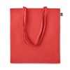 Organic cotton shopping bag in Red