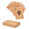 Recycled paper playing cards in Brown