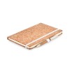 A5 cork notebook with pen in Brown