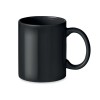 Coloured ceramic mug 300ml in Black