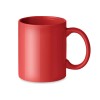 Coloured ceramic mug 300ml in Red