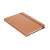Recycled Leather A5 notebook in Brown
