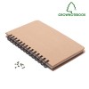 Pine tree notebook in beige