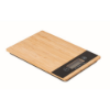 Bamboo digital kitchen scales in wood
