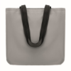 Reflective shopping bag in matt-silver