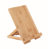 Bamboo tablet stand in wood