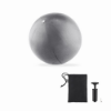 Small Pilates ball with pump in matt-silver