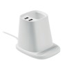 Desk pen holder charger 10W in white