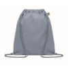 Organic cotton drawstring bag in baby-blue