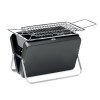 Portable barbecue and stand in Black