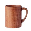 Oak wooden mug 280 ml in Brown