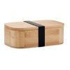 Bamboo lunch box 1000ml in Brown