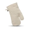 Organic cotton oven glove in Brown