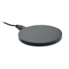 Wireless charger bamboo 10W in Black