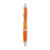 Ball pen in RPET in transparent-orange
