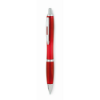 Ball pen in RPET in transparent-red