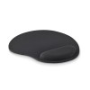 Neoprene ergonomic mouse mat in black