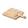 Cheese board set in bamboo in Brown